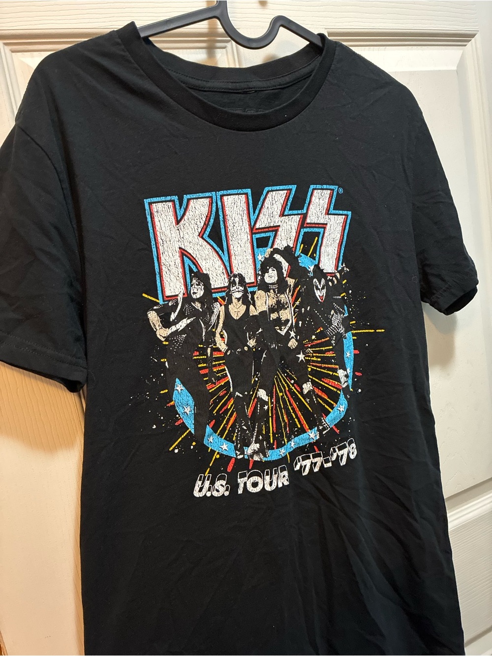 KISS Black Graphic Band Tee - Small